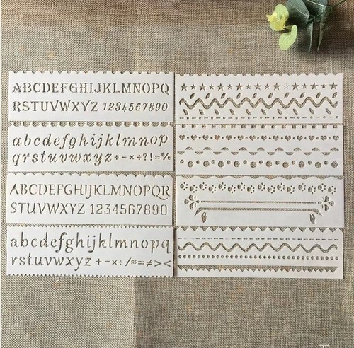 Vintage style alphabet - style, &