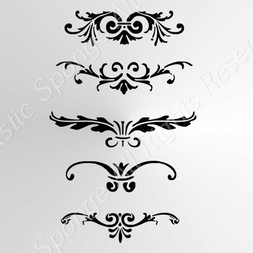 Set baroque borders - of,