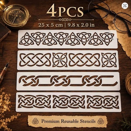 4pcs celtic knot - 4pcs,