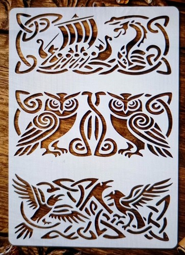 Viking border designs - a4,
