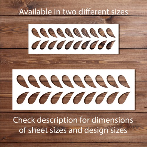 Organic leaf border - organic,