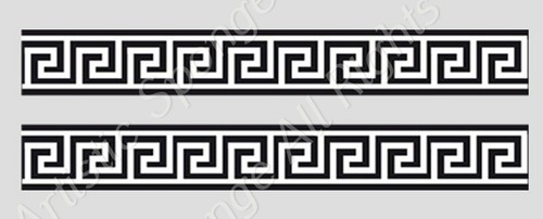 Egyptian border reusable - border,