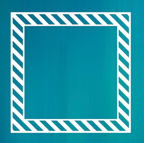 Diagonal stripe frame border - stripe,
