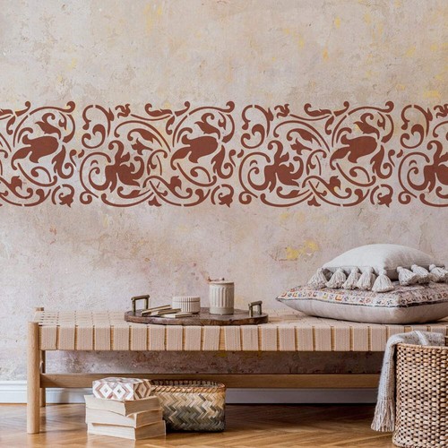 Julia damask border - julia,