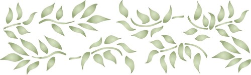 Leaf stencil 11 5cm - leaf, x