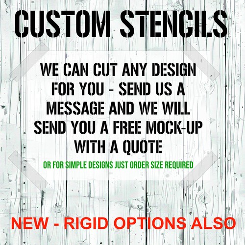 Custom stencils template - custom, fully