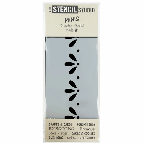 Stencil minis leaf - stencil,