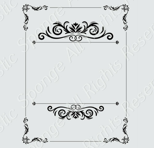 Border corner baroque ornament - baroque,