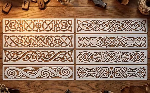 Border stencils cm long - stencils,