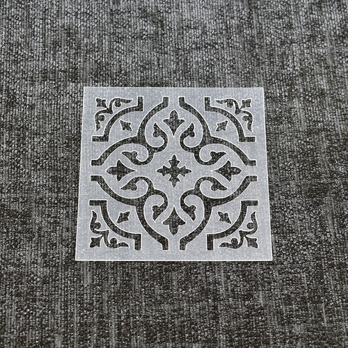 Tile stencil design - tile,