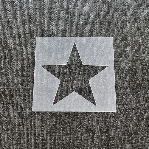 Star stencil decorative - |,