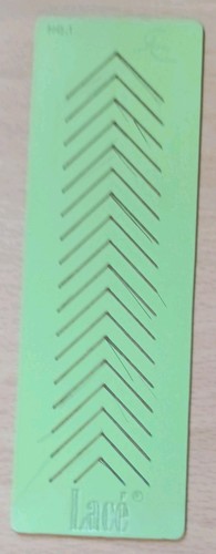 Lace cutting stencil border - cutting,