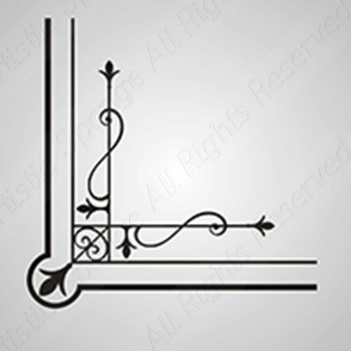 Antique corner ornament border - corner,