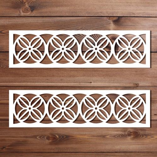 Circle pattern art deco - deco, border
